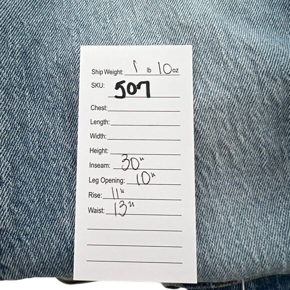 Madewell The Perfect Vintage Flare Jeans Light Wash Denim Cotton Blend Size 26 - Picture 8 of 8